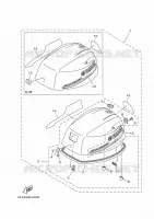 FAIRING UPPER for Yamaha FT8 2021