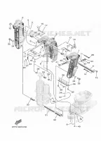 FRONT FAIRING BRACKET for Yamaha F100 2021