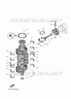 CRANKSHAFT / PISTON for Yamaha VF90 2021