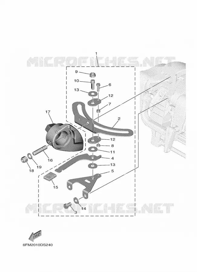 TILLER HANDLE Yamaha OUTBOARD ENGINES 20hp (14.7kW) 2021 F20  F20GMH
