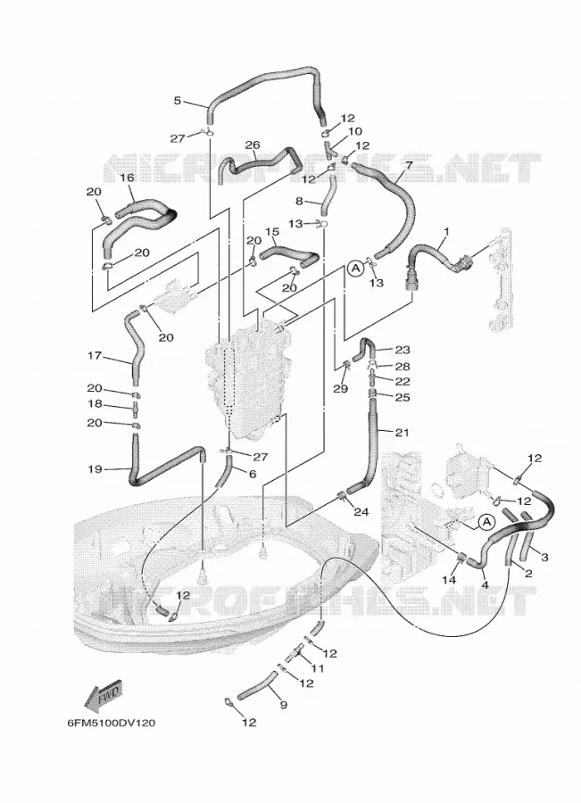 FUEL SUPPLY 2 Yamaha OUTBOARD ENGINES 20hp (14.7kW) 2021 F20  F20GE