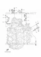 CYLINDER AND CRANKCASE 3 for Yamaha F250 2021