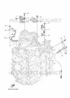 CYLINDER AND CRANKCASE 3 for Yamaha F250 2021