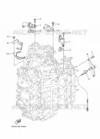CYLINDER AND CRANKCASE 3 for Yamaha F250 2021