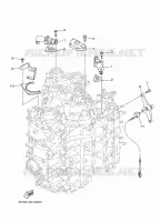 CYLINDER AND CRANKCASE 3 for Yamaha F250 2021