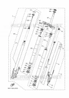 FRONT FORK for Yamaha R25 2024