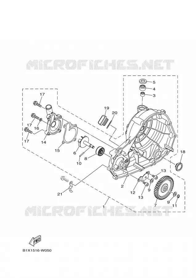 WATERPUMP / HOSES Yamaha MOTO 250 2024 R25  YZF250-A