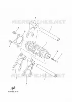 GEAR SHIFT SELECTOR DRUM / FORKS for Yamaha TRACER 2024