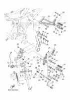 STAND / FOOTREST for Yamaha TRACER 2024