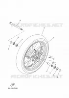 FRONT WHEEL for Yamaha TRACER 2024