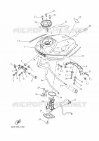 FUEL TANK for Yamaha TRACER 2024