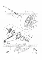 REAR WHEEL for Yamaha TRACER 2024