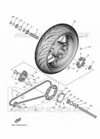 REAR WHEEL for Yamaha TRACER 2024