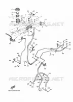 FRONT BRAKE MASTER CYLINDER for Yamaha TRACER 2024