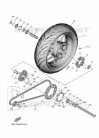 REAR WHEEL for Yamaha TRACER 2024
