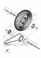 REAR WHEEL for Yamaha TRACER 2024