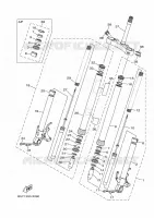 FRONT FORK for Yamaha MT 2024