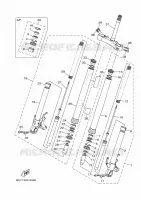 FRONT FORK for Yamaha MT 2024
