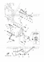 STAND / FOOTREST for Yamaha TENERE 2024