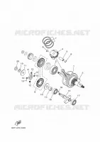CRANKSHAFT / PISTON for Yamaha R15 2024