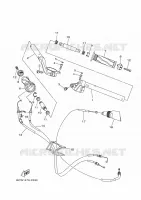 HANDLEBAR & CABLES for Yamaha R15 2024