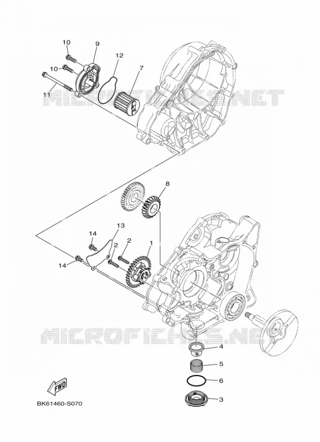 OIL PUMP Yamaha MOTO 155 2024 R15  YZF155-A