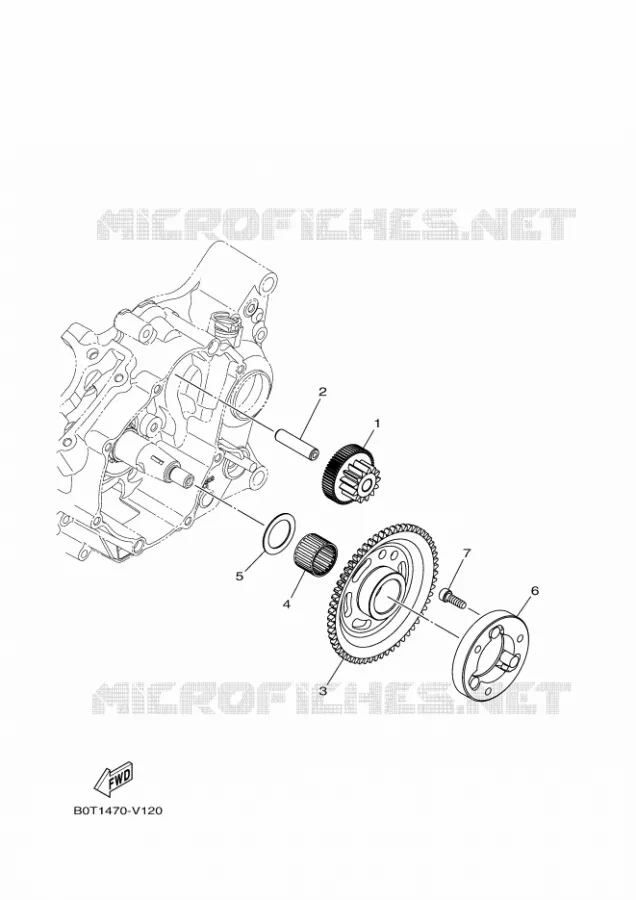STARTER CLUTCH Yamaha MOTO 155 2024 R15  YZF155-A