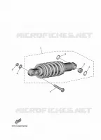 REAR SHOCK ABSORBER for Yamaha XSR 2024