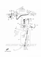 REAR BRAKE MASTER CYLINDER for Yamaha XSR 2024