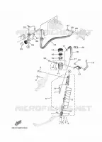 REAR BRAKE MASTER CYLINDER for Yamaha XSR 2024