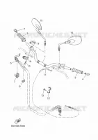 HANDLEBAR & CABLES for Yamaha XSR 2024