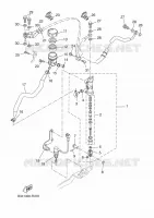 REAR BRAKE MASTER CYLINDER for Yamaha XSR 2024