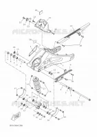 SWINGARM / SHOCK ABSORBER for Yamaha XSR 2024