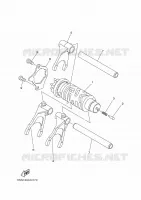 GEAR SHIFT SELECTOR DRUM / FORKS for Yamaha MT 2024