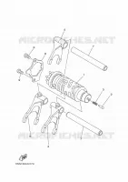 GEAR SHIFT SELECTOR DRUM / FORK for Yamaha MT 2024