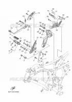 STAND / FOOTREST 2 for Yamaha MT 2024