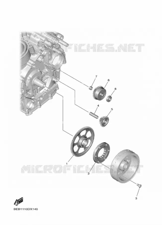 KICK STARTER Yamaha MOTO 700 2024 R7  YZF690-U