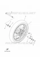 FRONT WHEEL for Yamaha XSR 2024