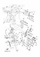 STAND / FOOTREST for Yamaha XSR 2024