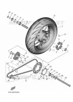 REAR WHEEL for Yamaha XSR 2024