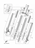 FRONT FORK for Yamaha XSR 2024
