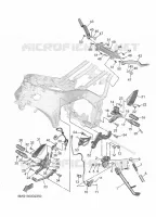 STAND / FOOTREST for Yamaha XSR 2024