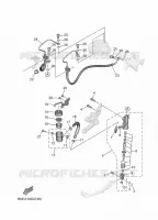 REAR BRAKE MASTER CYLINDER for Yamaha XSR 2024