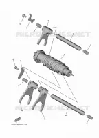 GEAR SHIFT SELECTOR DRUM / FORK for Yamaha XSR 2024