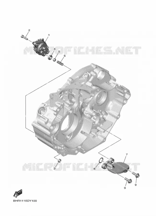 OIL PUMP Yamaha MOTO 450 2024 WRF  WR450F