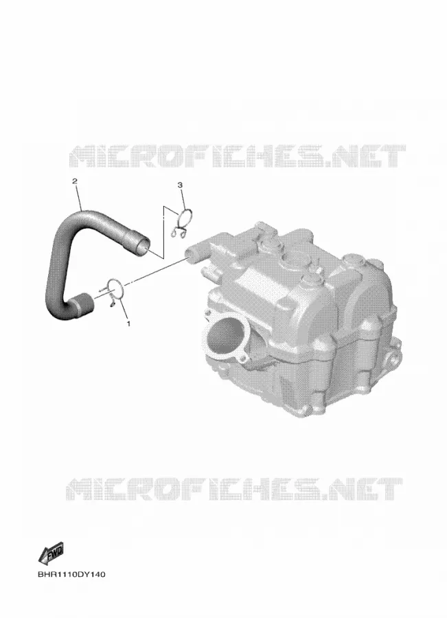 AIR INDUCTION SYSTEM AIS Yamaha MOTO 450 2024 WRF  WR450F