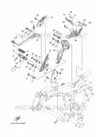 STAND / FOOTREST 2 for Yamaha MT 2024