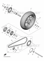 REAR WHEEL for Yamaha R1 2024