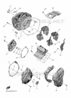 COVER   ENGINE 1 for Yamaha R1 2024