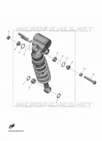 REAR SHOCK ABSORBER for Yamaha R1 2024